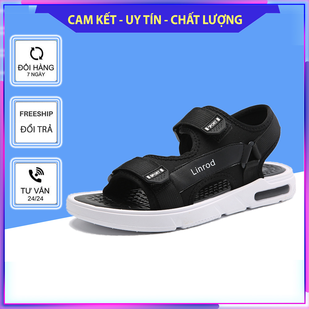 Sandal Quai Dán Nam Học Sinh Đế Cao Su Mềm Êm Nhẹ Chắc Chắc Dáng Thời Trang Hottrend 2023