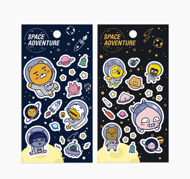 KAKAO FRIENDS HOLOGRAM/LOVE/FOOD/CONGRATULATION/CHEER UP/HAPPY STICKERS
