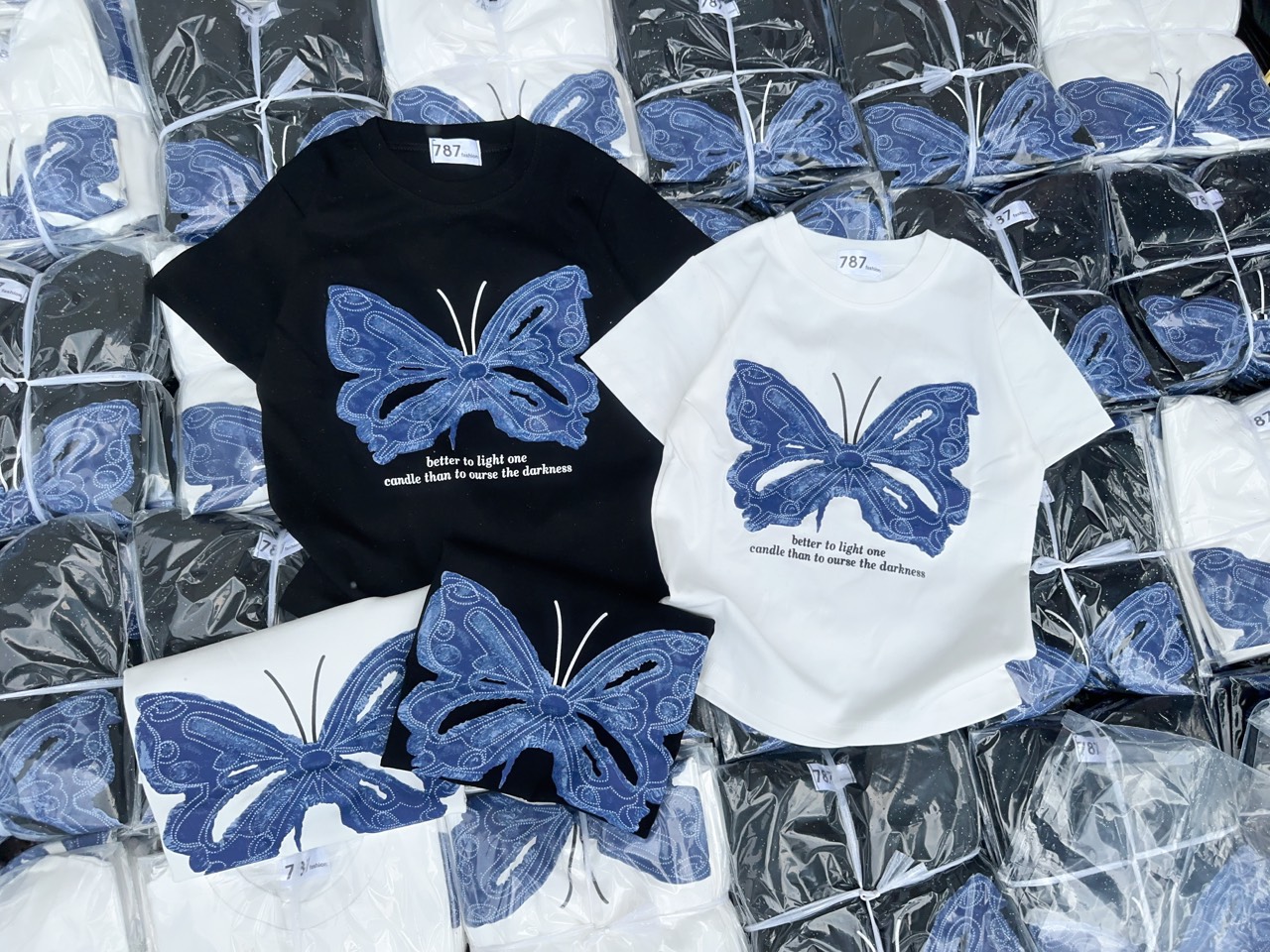 Áo thun Croptop ôm body nữ phối nơ nổi