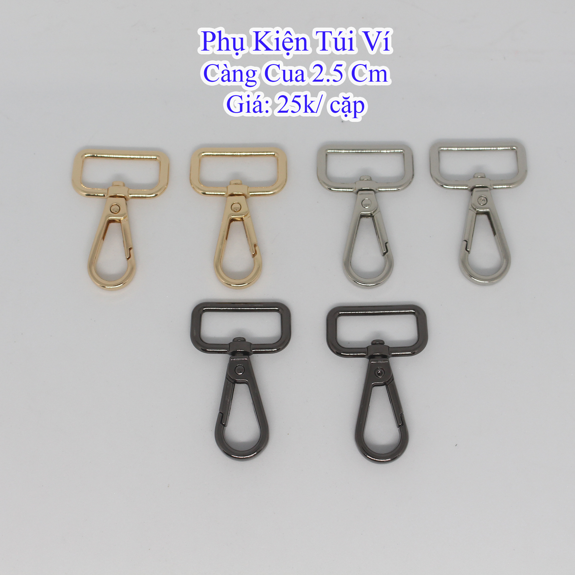 Càng cua 2.5cm làm đồ handmade
