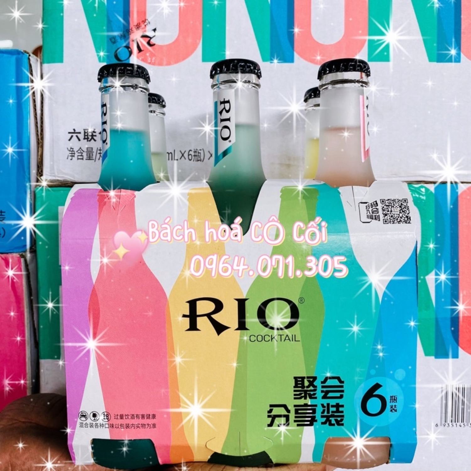 (6 chai) Nước Trái Cây Rio