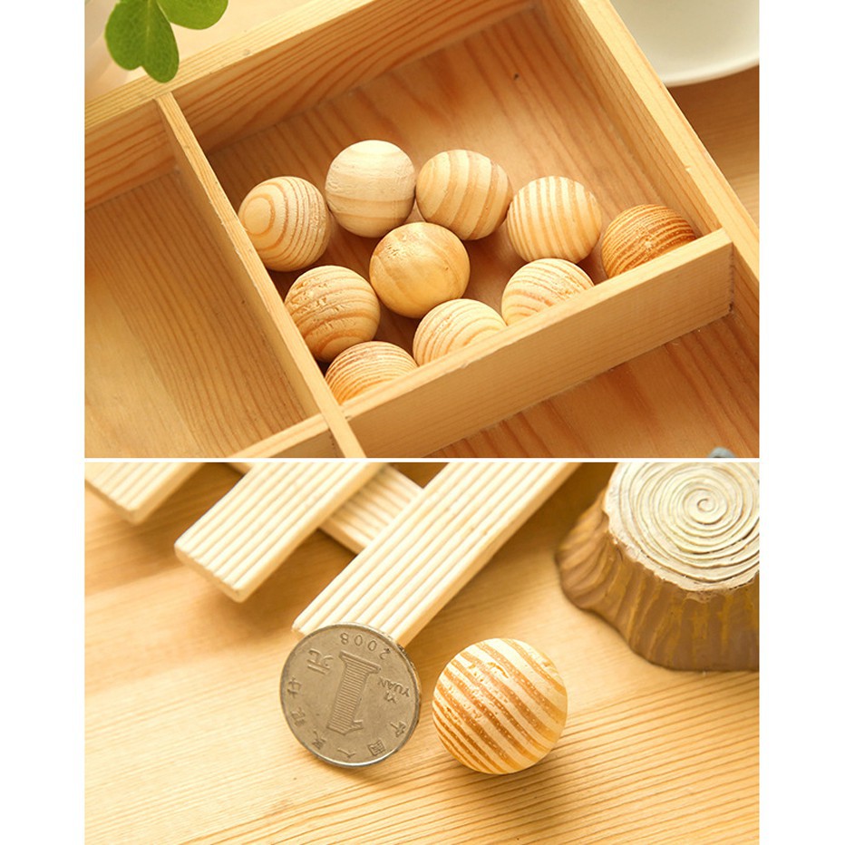 [HCM]Bóng Long Não Gỗ Đan Hương Khử Mùi (Vàng)