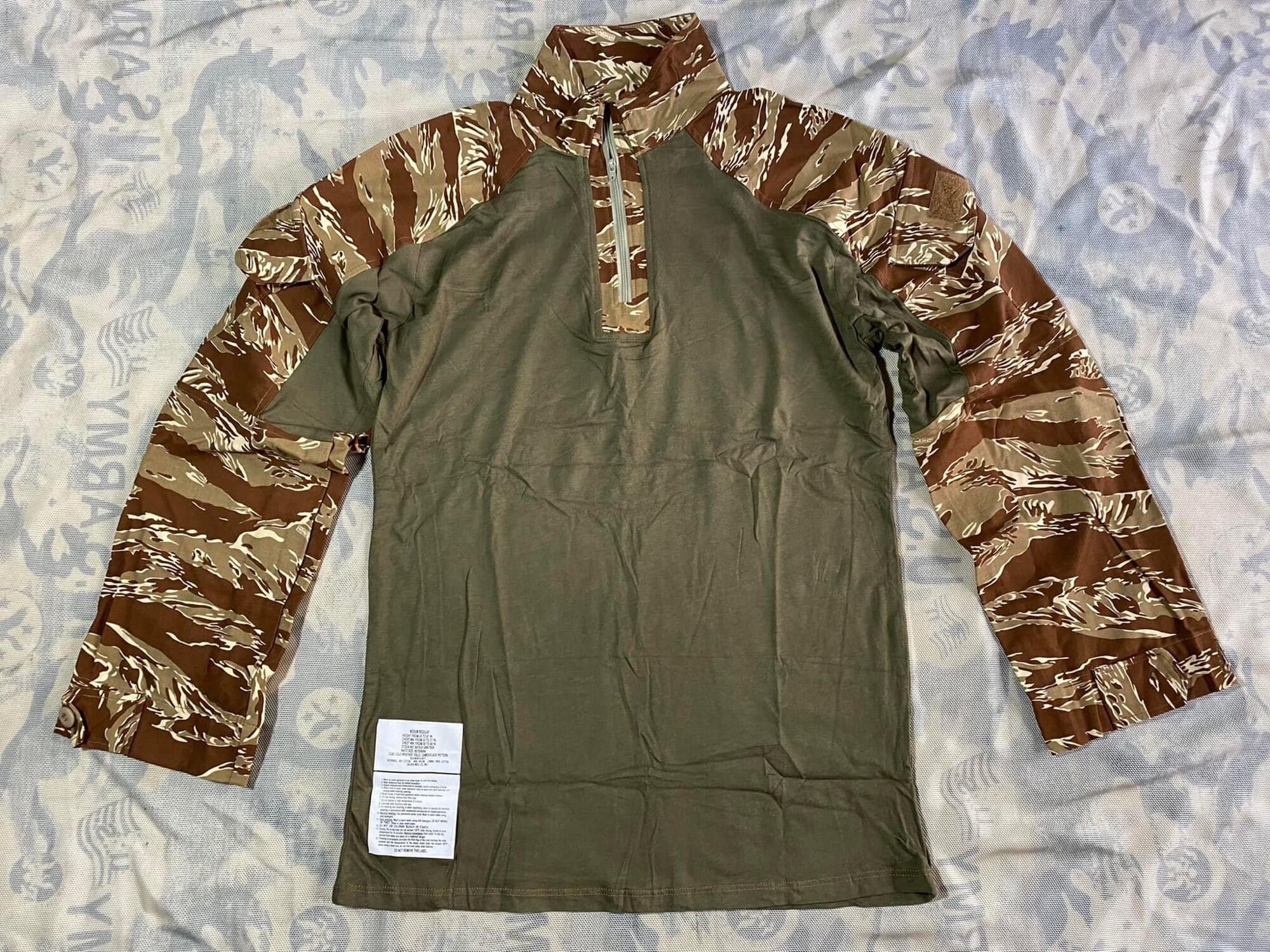 Áo combat tiger - cọp vàng