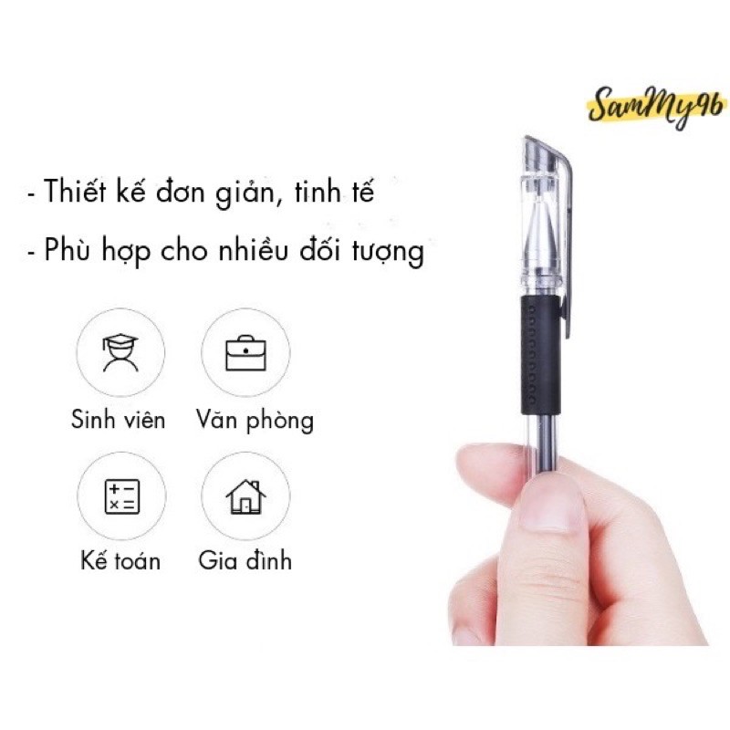 [KHUYẾN MÃI SỐC ] COMBO 10 Bút Bi Nước Ngòi Nhỏ Nét Thanh 0.5mm Bền Đẹp , Mực Nét Chữ Đẹp Mau Khô