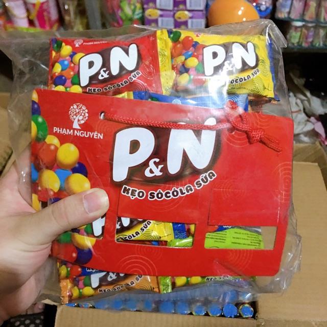 ✌☑✚  Bịch 30 gói Kẹo socola P N Phạm Nguyên