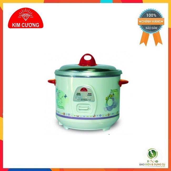 NỒI CƠM ĐIỆN 0,6 LÍT KIM CƯƠNG 0.6LB NẮP RỜI ( HOA VĂN NGẪU NHIÊN - 350W )