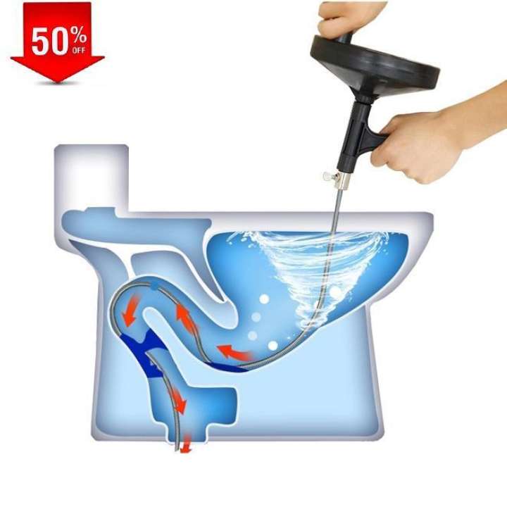 Thông tắc bồn cầu, dụng cụ thông cống, thông tắc ống nước,dây thông tắc cống lò xo - Dụng Cụ Thông Cống Chuyên Nghiệp dài 5m Đầu Lò Xo - Sản Phẩm Uy Tín, Chất Lượng, Giảm Giá 50% Khi mua hàng