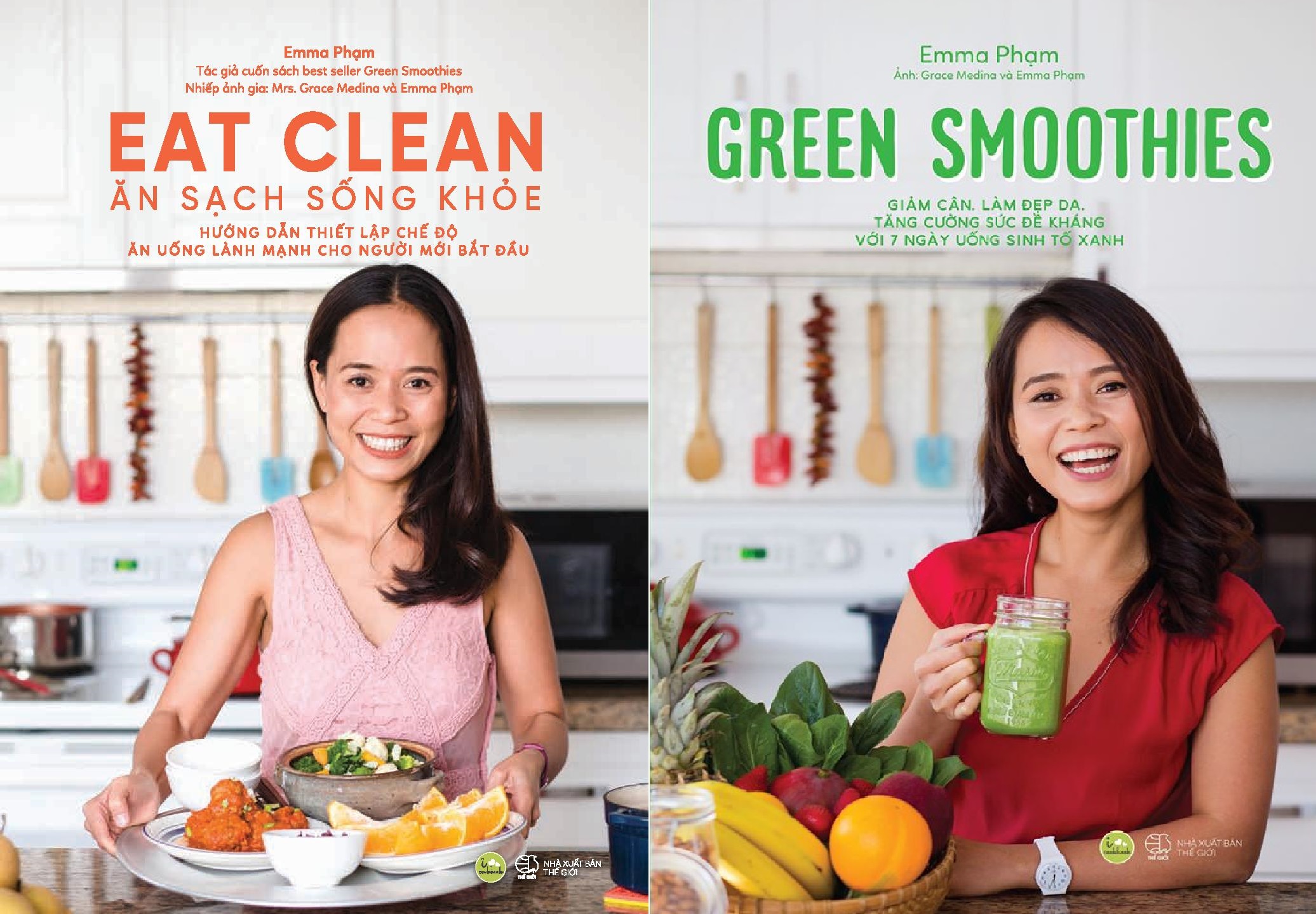 nguyetlinhbook - Combo 2 cuốn Eat Clean Ăn Sạch Sống Khỏe + Green