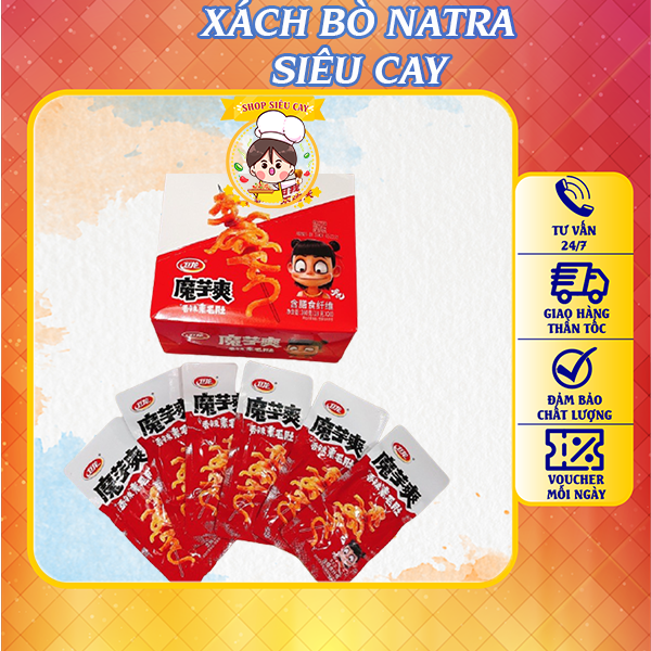 Xách bò siêu cay natra trùng khánh - ăn vặt nội địa trung ✅