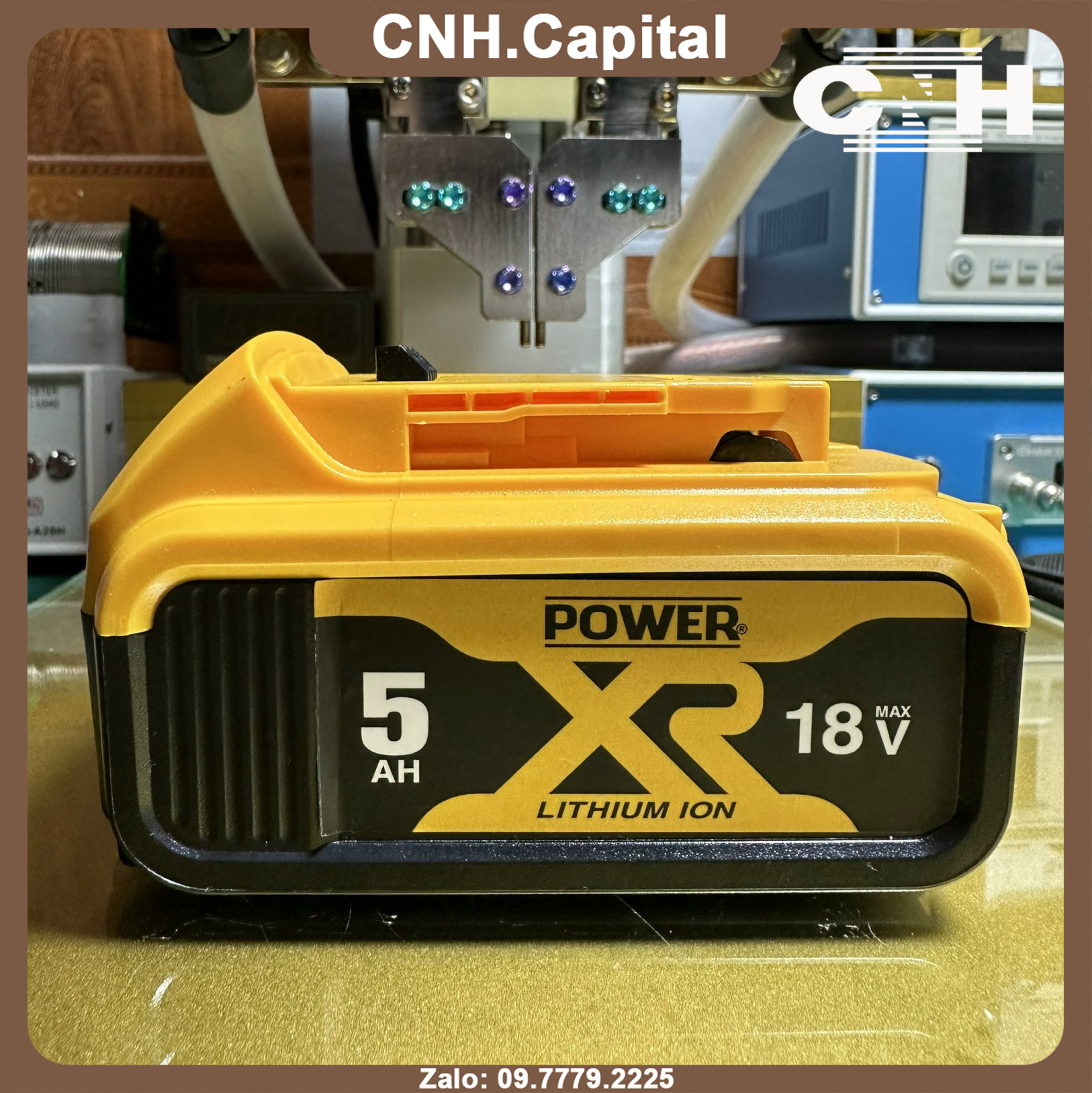 Pin Dewalt 18v. 10cell dùng cho máy chính hãng. Nhận sạc zin