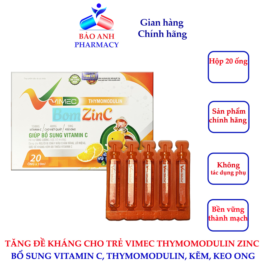 Bổ sung Vitamin C, Thymomodulin