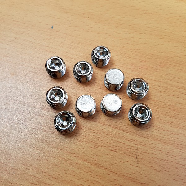 Sale Sét 10 Đầu Bịt Inox Ren 13( 1/4 Inh )