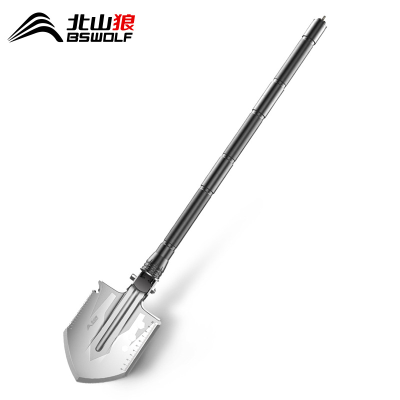 Xẻng sinh tồn, bộ quốc xẻng BSWOLF-PJ113 chính hãng đa năng làm vườn đi rừng cắm trại dã ngoại gấp gọn 13 chức năng - Kích thước tối đa 92*13cm