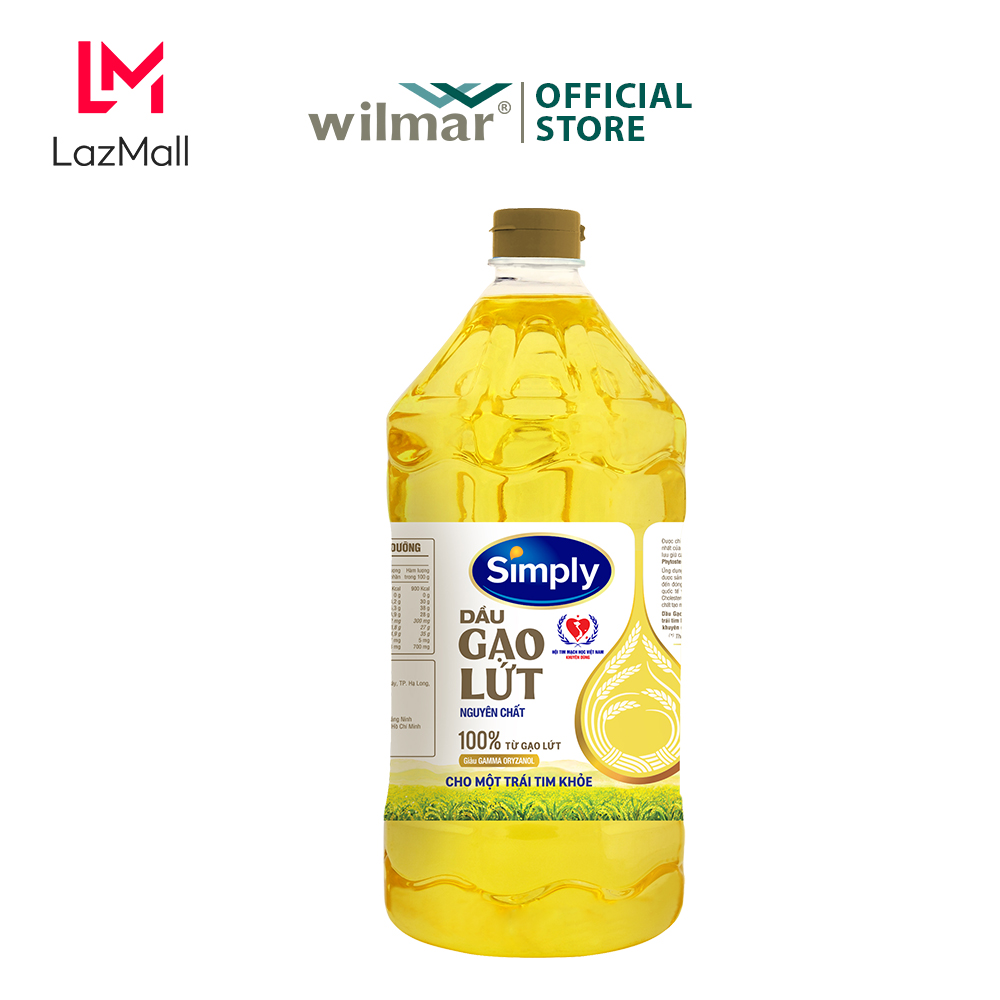 Dầu gạo lứt Simply 2L