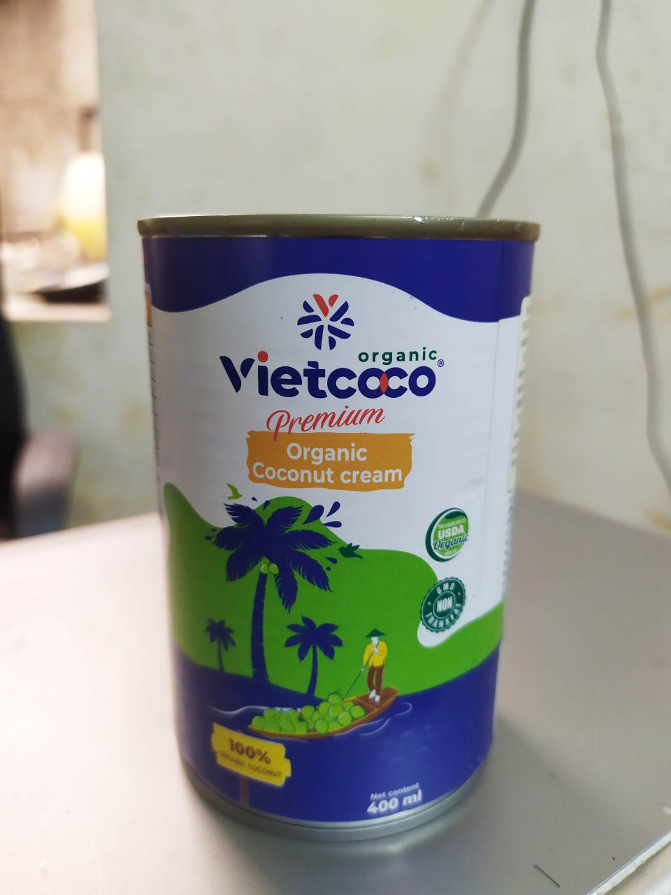 Nước Cốt Dừa ORGANIC VIETCOCO Lon 400g