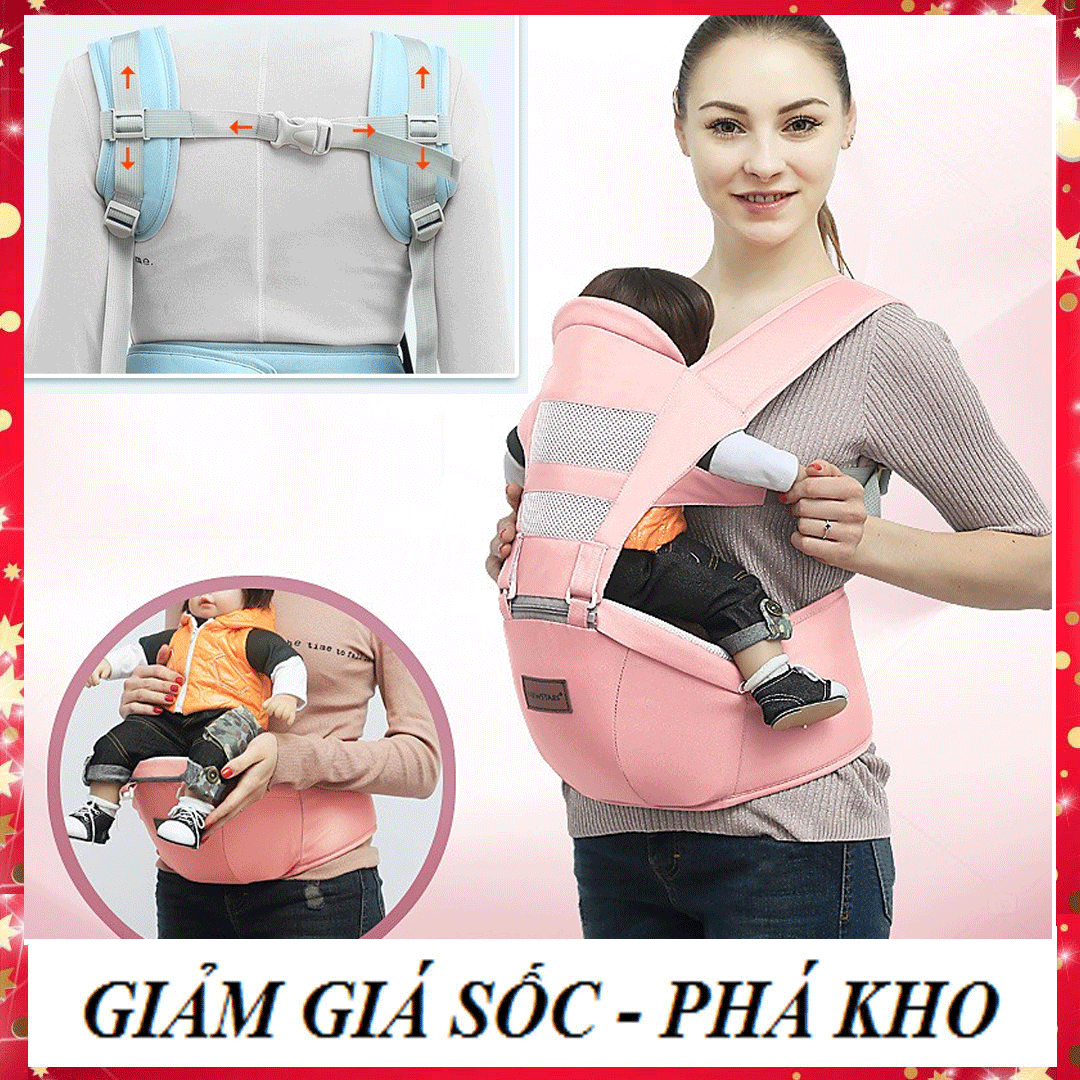   CHỌN MÀU - HỖ TRỢ PHÍ SHIP  Đai địu em bé có ghế  bệ ngồi  chống gù lưng đau mỏi hông lệch xương trẻ sơ sinh điệu em bé thoáng khí thiết kế hộp tì chuẩn cho bé yêu giúp mẹ đỡ đau mỏi vai tay khi bồng con 