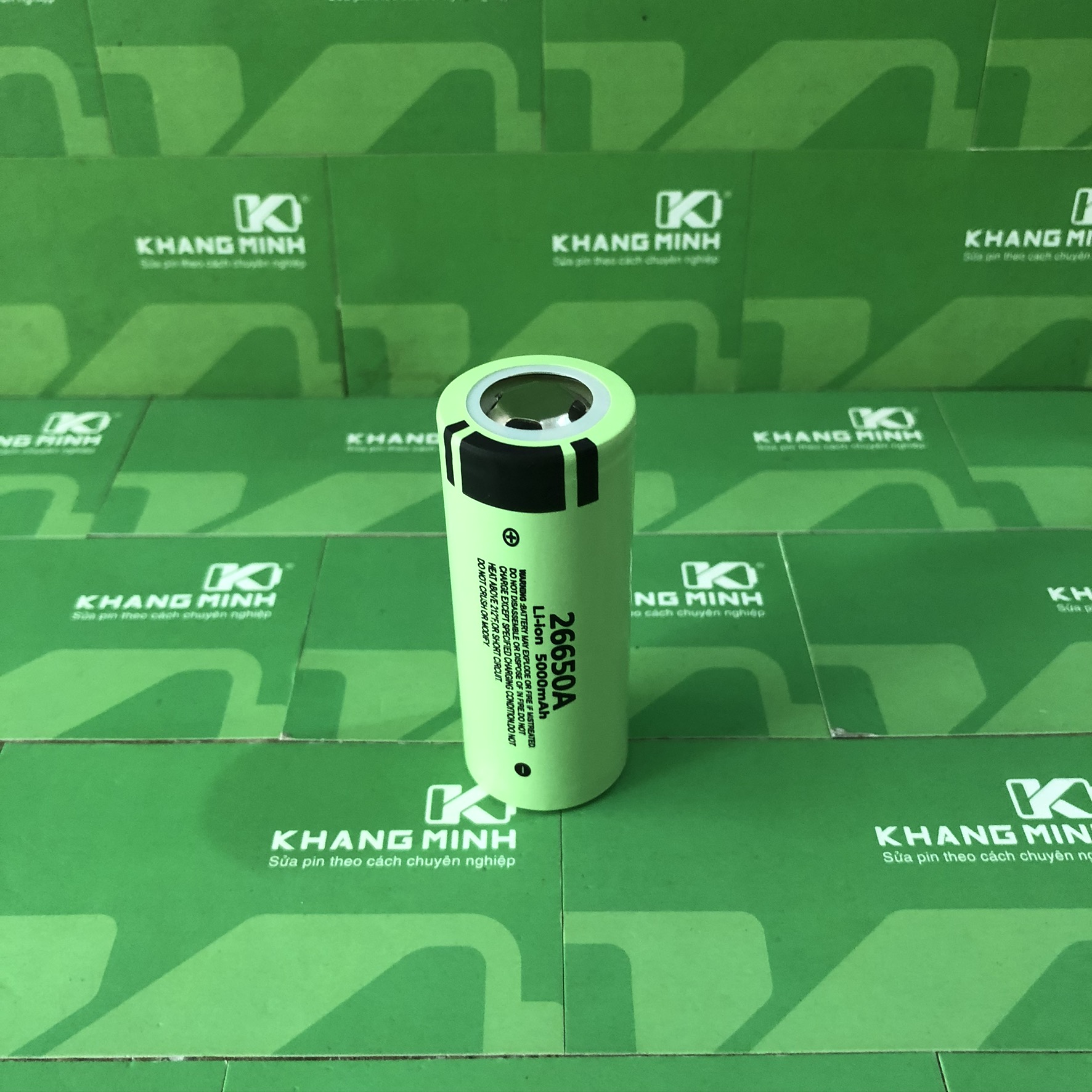 Pin 26650 A pin sạc 5000mAh xả 25A 5C chuyên pin máy công cụ xe điện sạc dự phòng