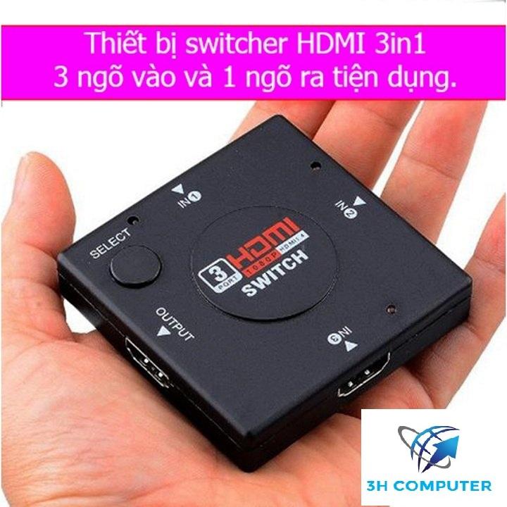 Bộ gộp HDMI 3 cổng vào 1 cổng ra (Đen) technologie
