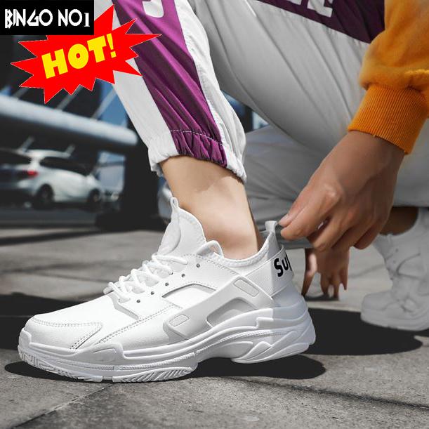 Giày Sneaker Nam Hàn Quốc  Cực Chất - Thời Trang BINGO (GTT01) - Giá Cực Sốc