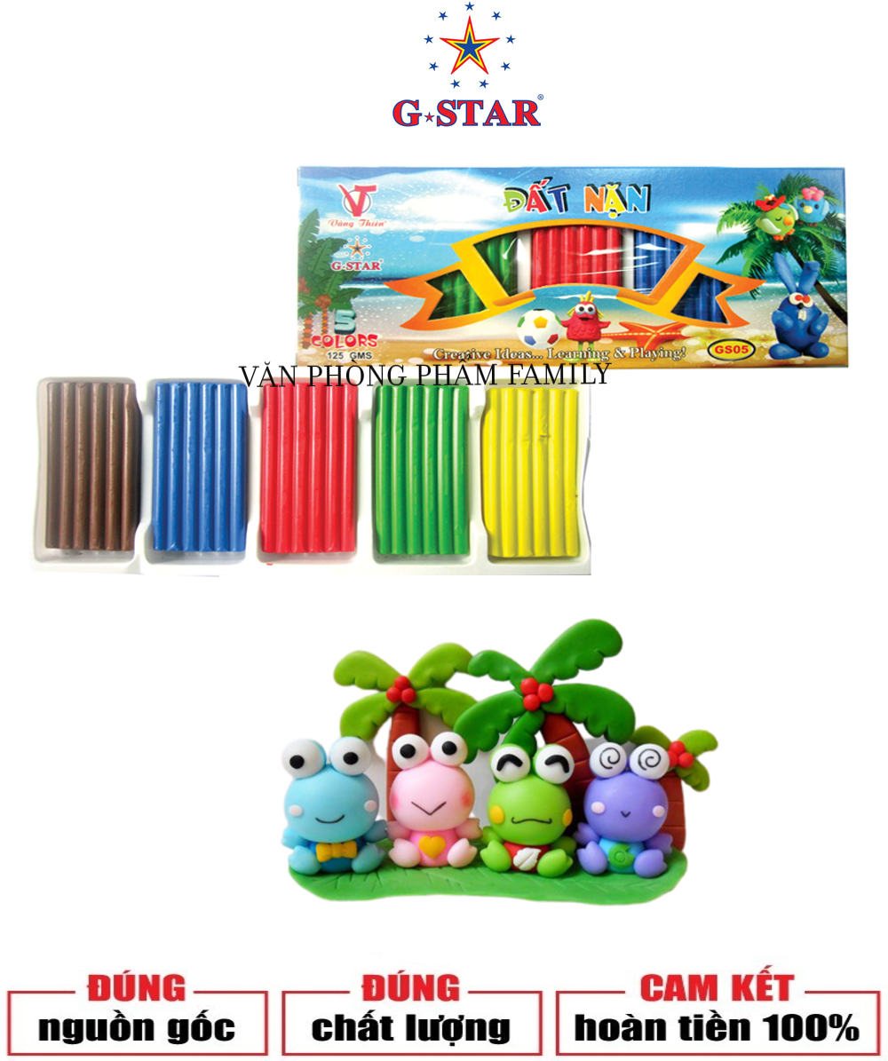 Đất nặn 5 màu G-STAR đặt tiêu chuẩn về độ an toàn dành cho sản phẩm đồ chơi trẻ em được bán trong liên minh Châu Âu