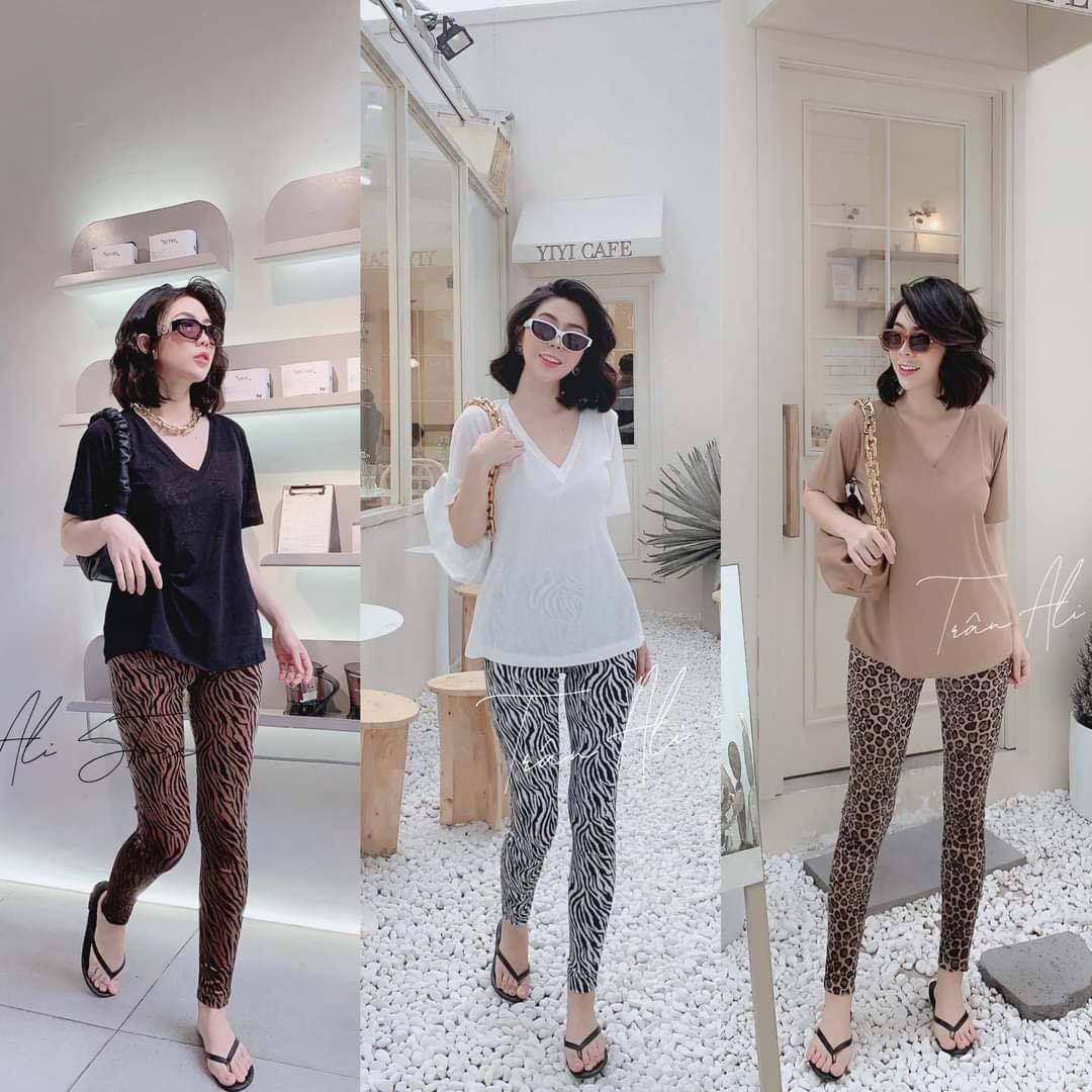 Đồ bộ cổ tim quần dài, thun cotton 100%, 45kg đến 80kg vừa, p068