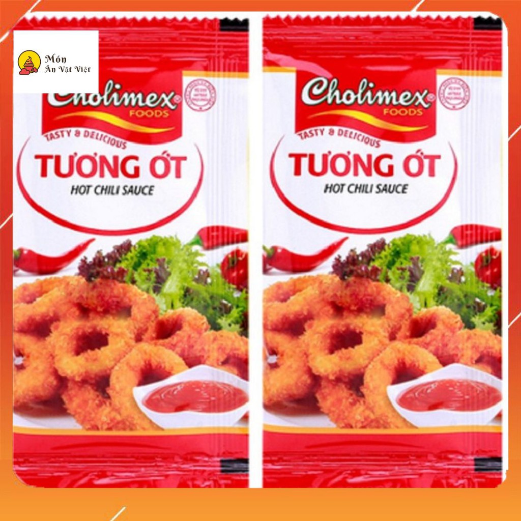 50 gói tương ớt x10g cholimex có chứng nhận ATVSTP