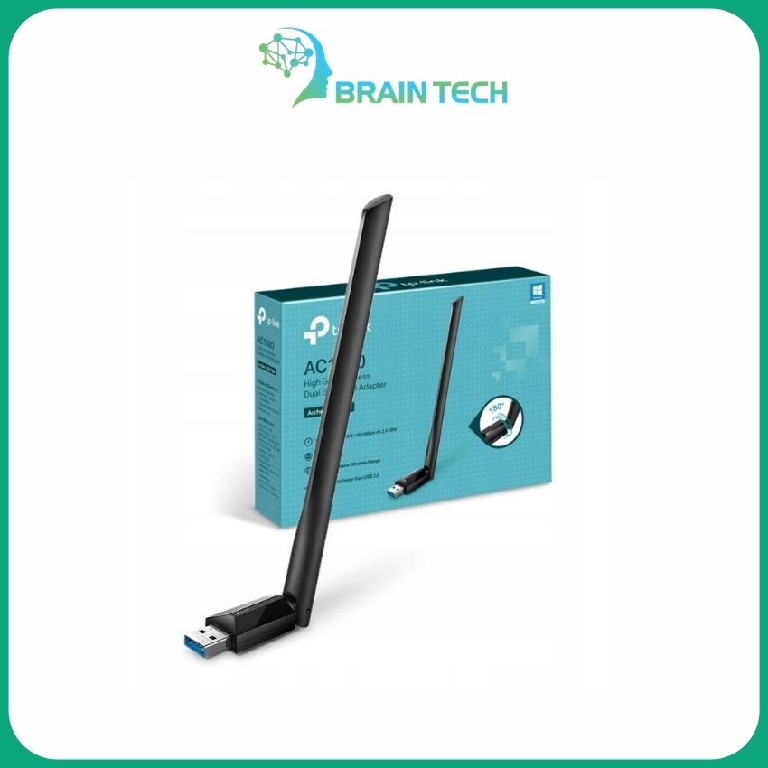 [Freeship] Bộ Chuyển Đổi USB Wifi TP-Link Archer T3U Plus AC1300Mbps -Braintech- BR178 Hàng Chính Hãng, Chất Lượng Tốt, Kết Nối Tốc Độ Cao, Thiết Kế Nhỏ Gọn,  Chất Liệu Cao Cấp, Dễ Tháo Lắp