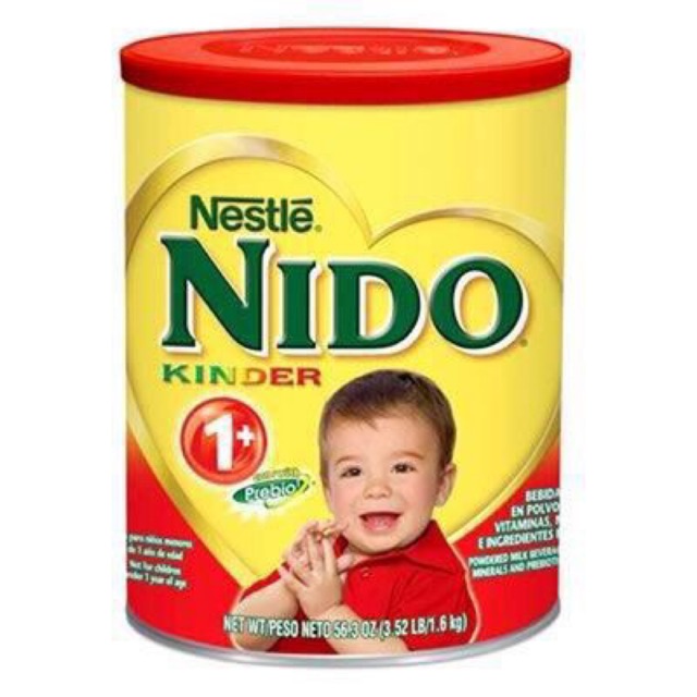 Sữa nido nắp đỏ 1,6kg - hàng mỹ