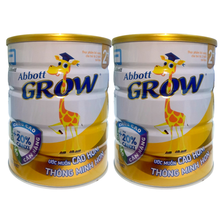 Bộ 2 Sữa Abbott Grow 2+  1.6kg