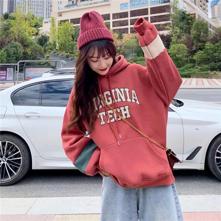 Áo hoodie nữ virginia tech siêu xinh cho các nàng tp8889