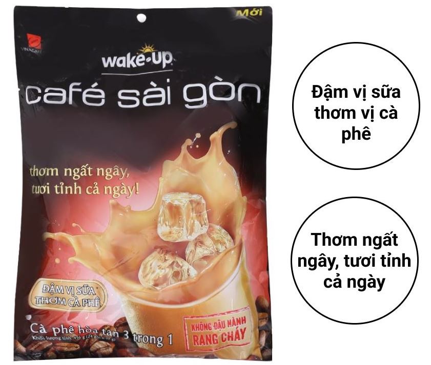 Cà phê Wake Up chính hãng VinaCafé