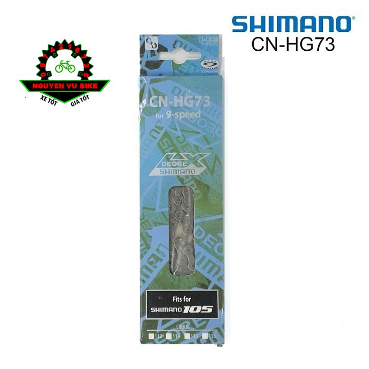 Xích sên xe đạp shimano cn-hg73 9 speed