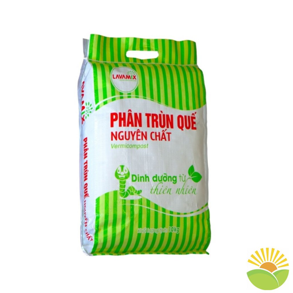 Phân trùn quế bao 10kg nguyên chất giàu dinh dưỡng