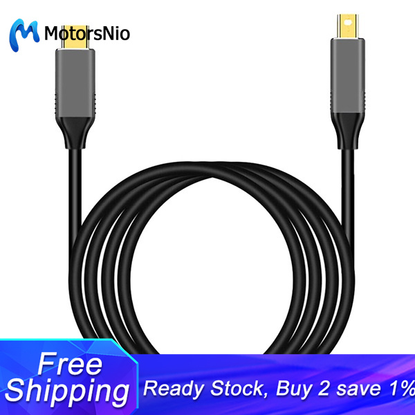 Usb c to mini displayport cable usb type c thunderbolt 3 to mini dp cord 4k adapter cable