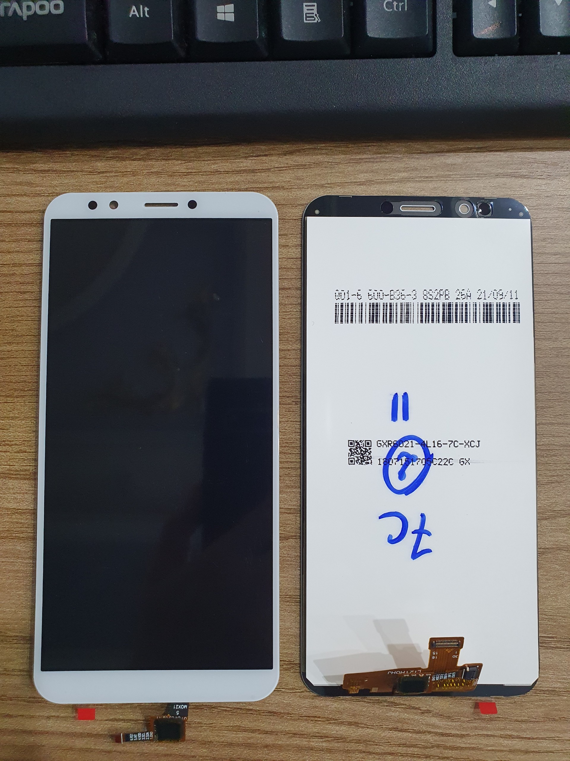 Màn hình huawei y7 pro 2018 / honor 7c / ldn-lx2 / ldn-tl10 / y7 prime 2018 / ldn-l21, màu trắng