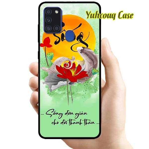 Ốp lưng dành cho samsung galaxy a21s - thư pháp sống