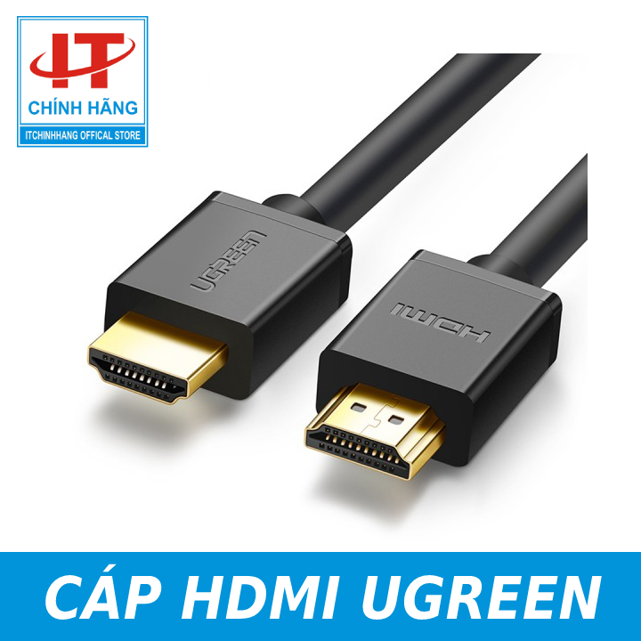 Dây cáp hdmi ugreen nhiều kích thước - hỗ trợ 4k - 2k - hàng chính hãng