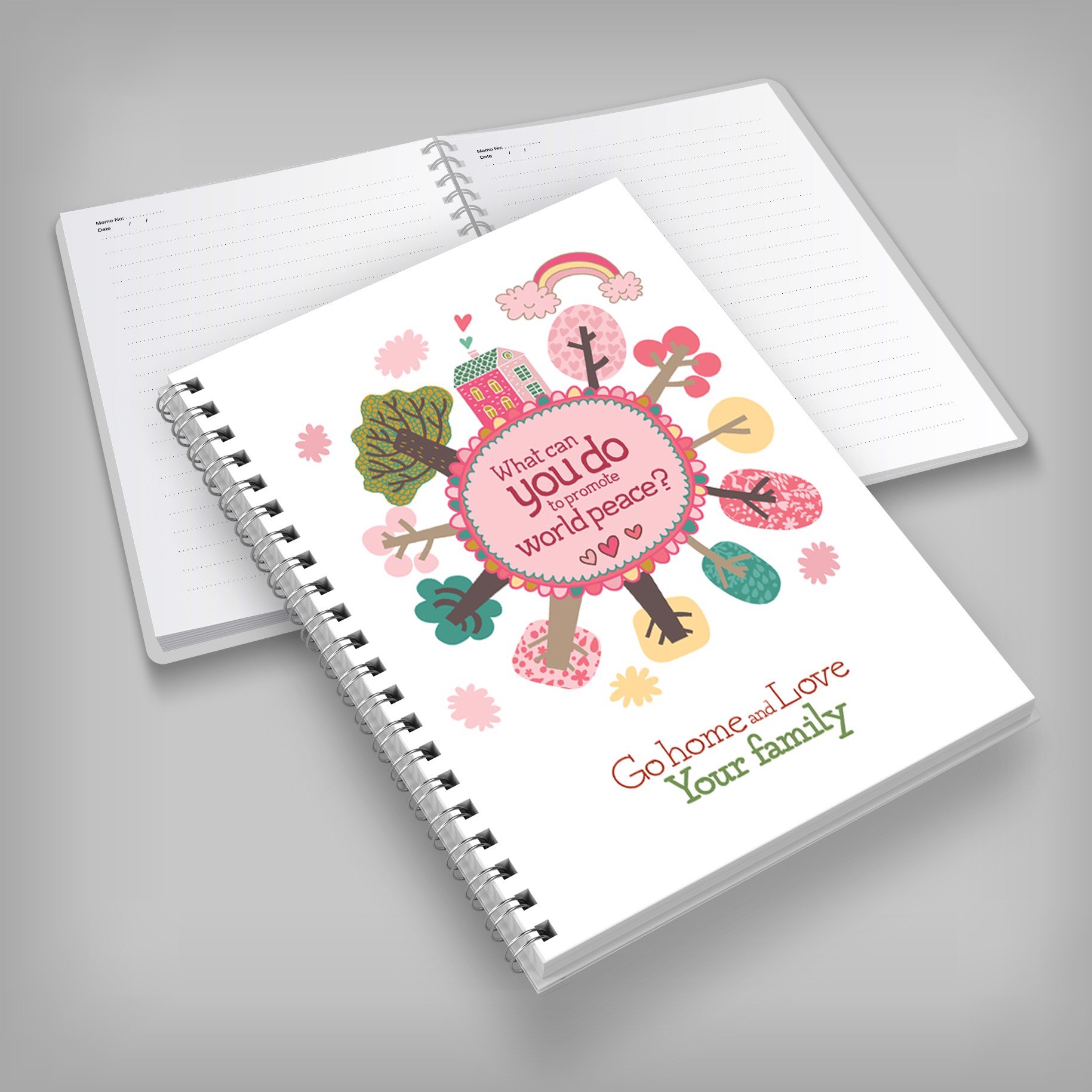 Sổ Tay/Notebook: Go Home And Love Your Family