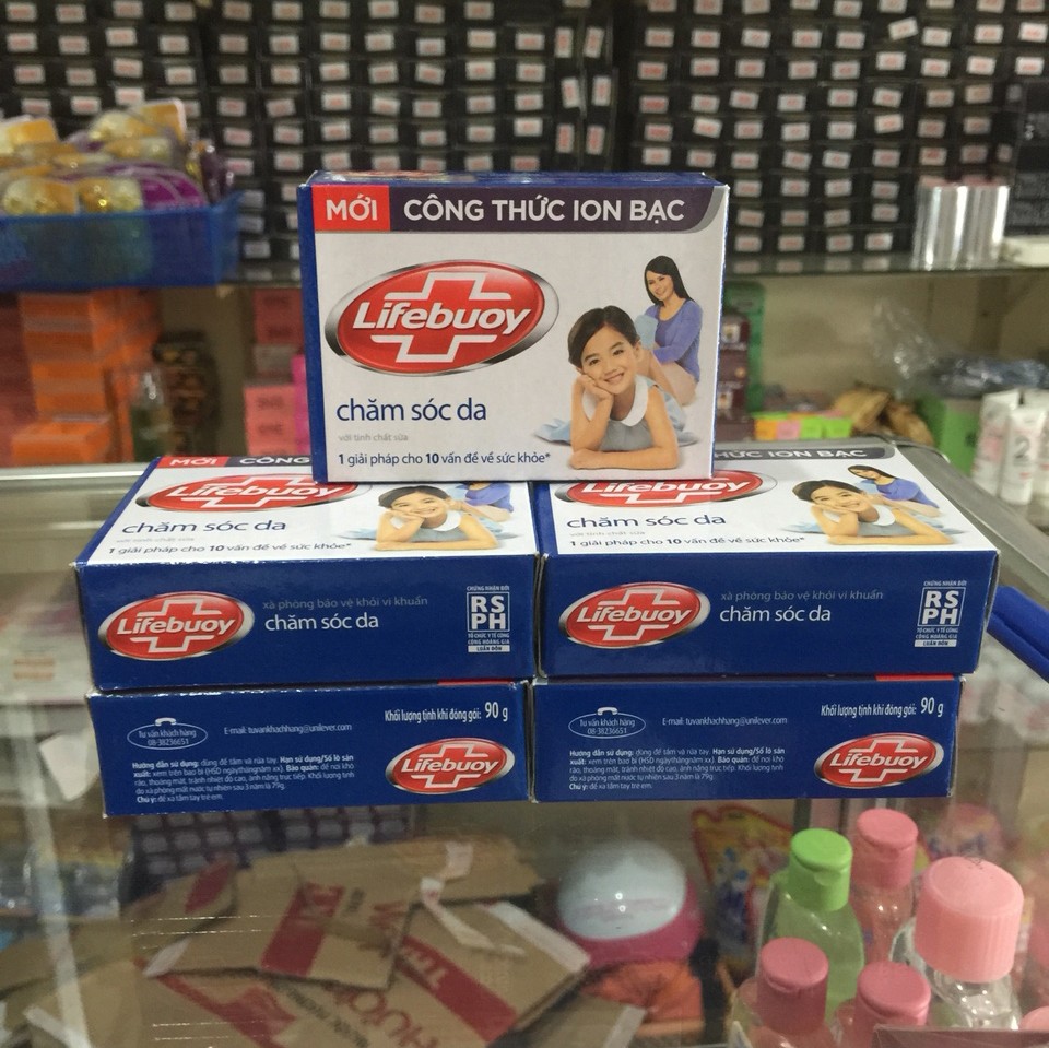 [HCM]Xà Bông Cục Lifeboy Màu Xanh Dương