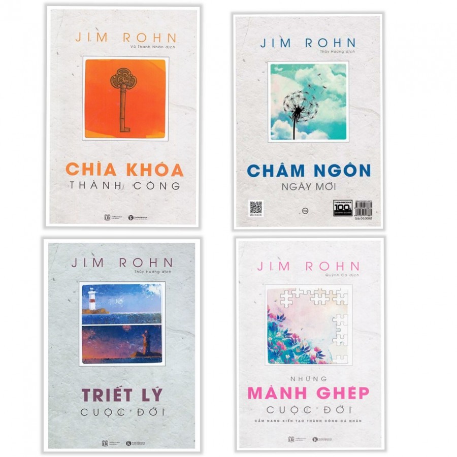 Sách - Bộ JimJonh: triết lý cuộc đời+ bốn mùa cuộc sống+chìa khóa thành công+những mảnh ghép cuộc đời