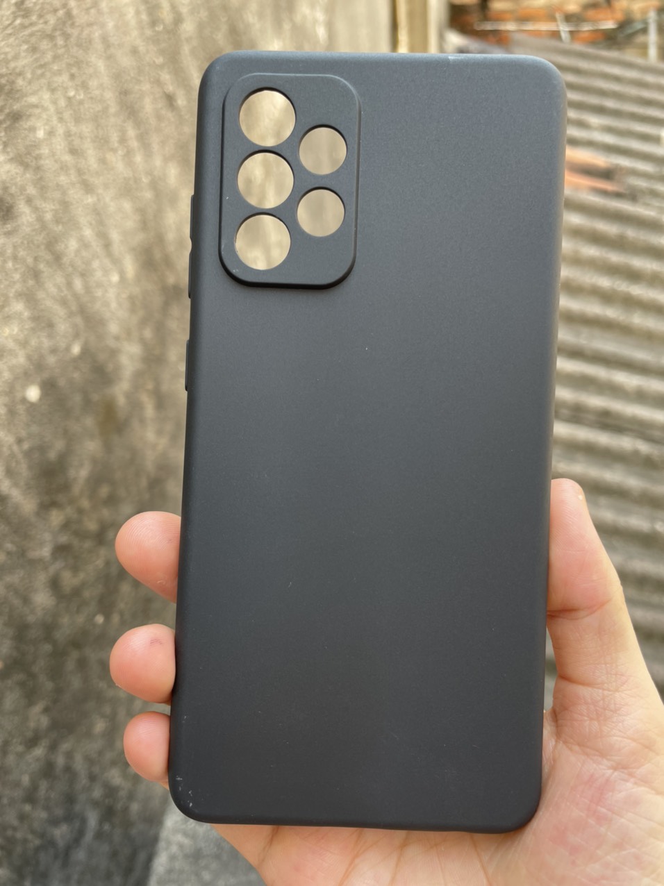 Ốp lưng tpu cho samsung galaxy a72, a72 5g dẻo đen, bảo vệ camera