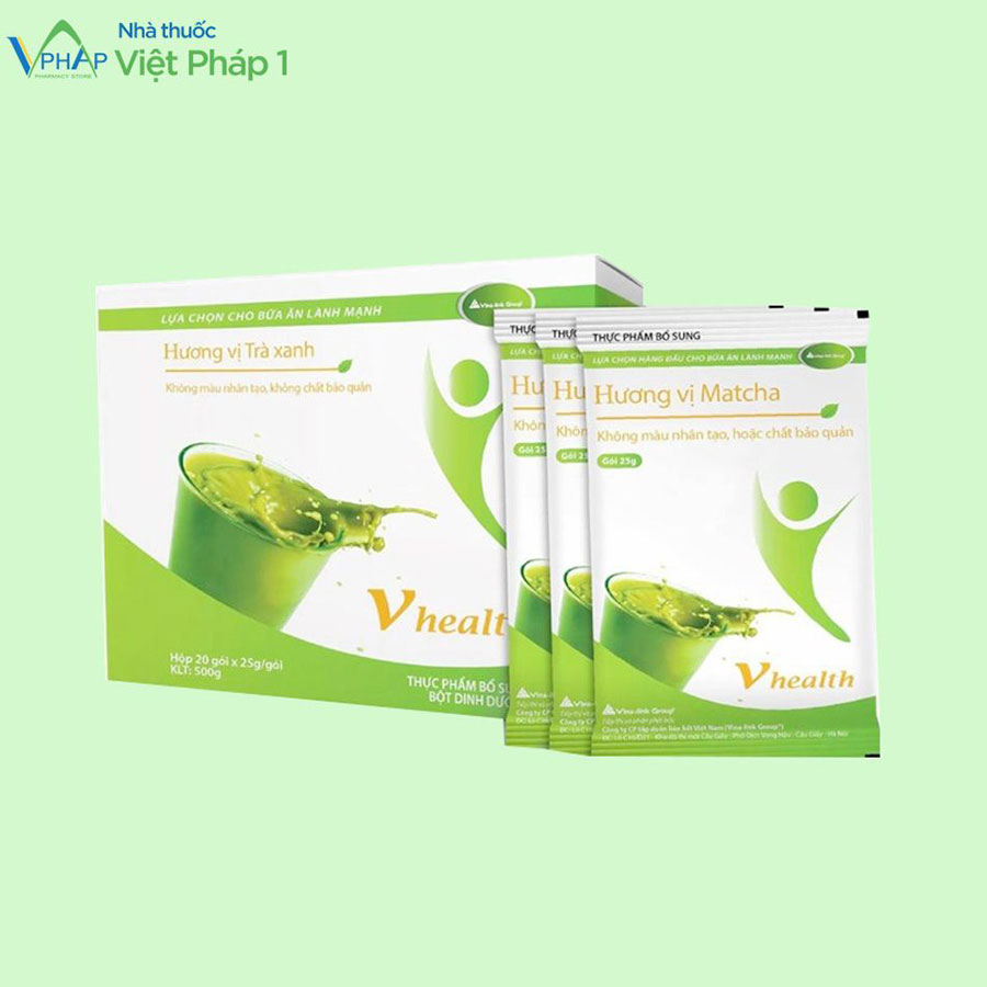 Bột ngũ cốc dinh dưỡng Vhealth hỗ trợ bổ sung dinh dưỡng, người mới ốm dậy