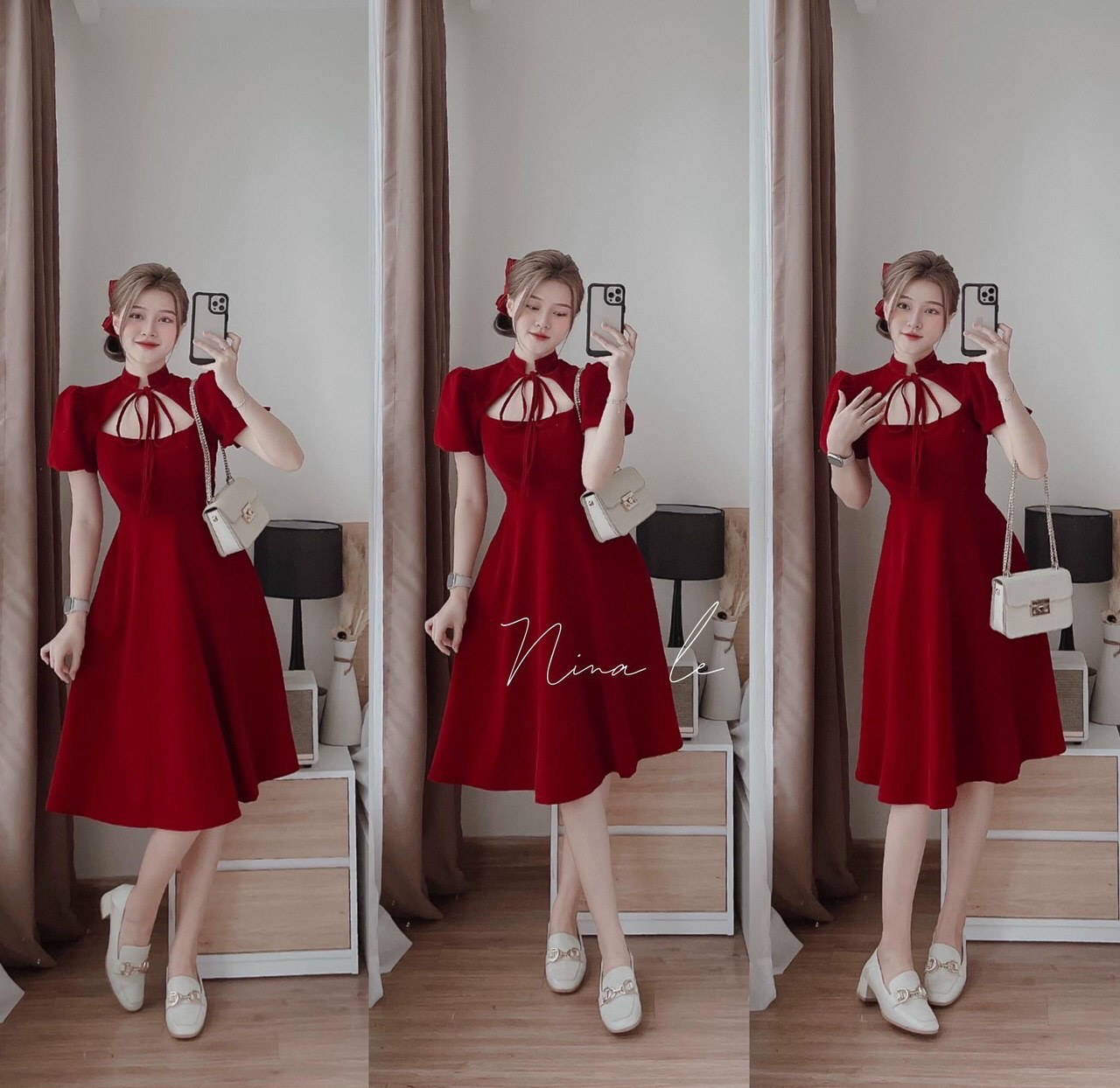 Top với hơn 78 đầm xòe váy đỏ đẹp hay nhất  cdgdbentreeduvn