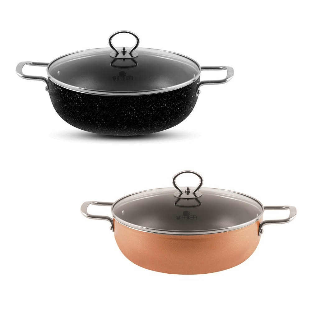 Nồi lẩu Elmich Smartcook đường kính miệng 26cm dùng được trên bếp từ - hàng chính hãng