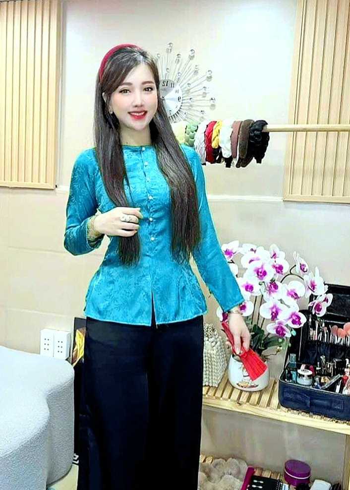 Set bộ bà ba gấm đi chùa 40kg-70kg