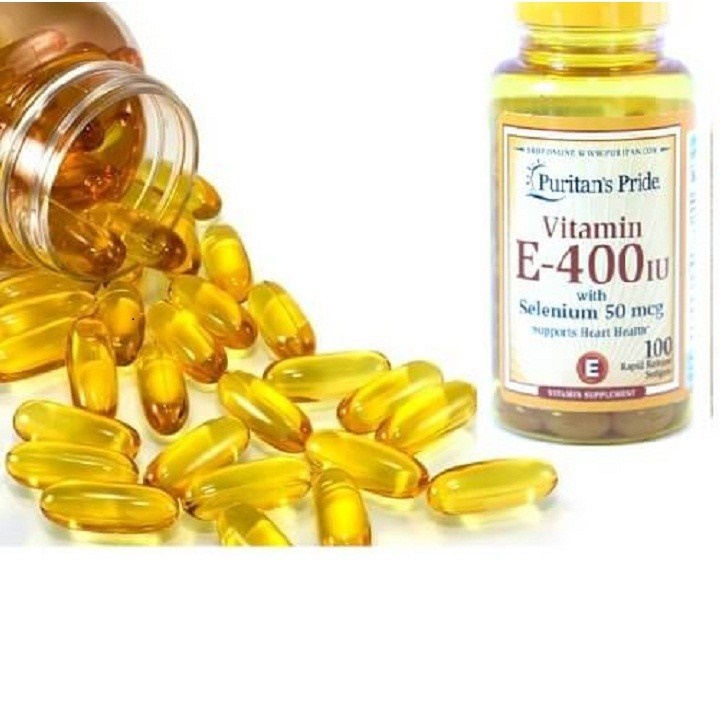 Viên uống đẹp da Vitamin E-400 IU Puritan's Pride