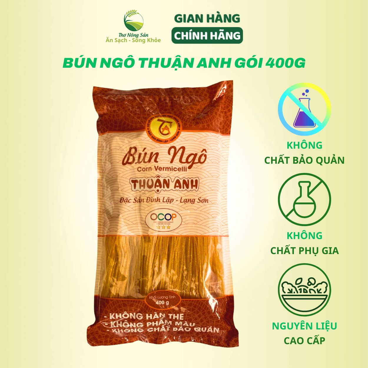 Đặc sản bún ngô lạng sơn