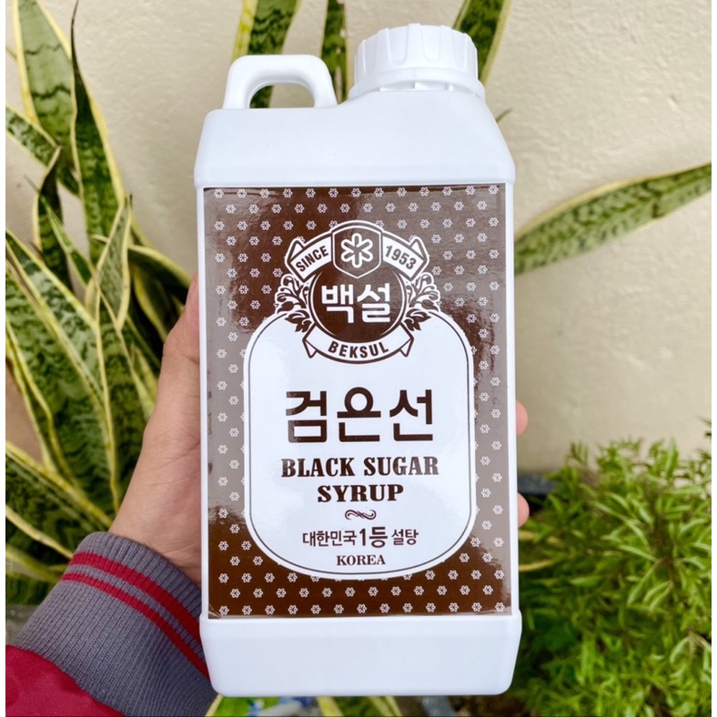 Siro đường đen hàn quốc can 1,4kg
