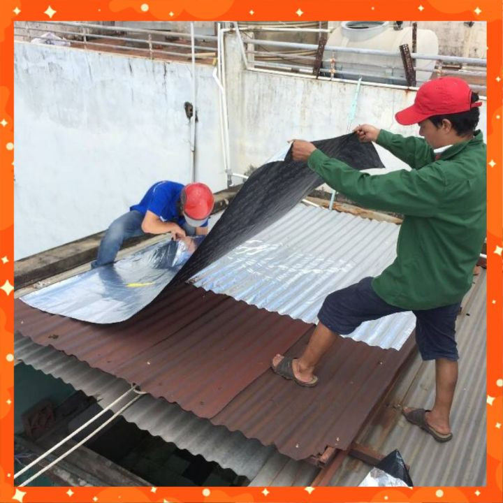 khổ rộng 1m - dài 1m >>Dày 1.5 ly Keo dán chống thấm chống dột HÀN QUỐC mái tôn đa năng xử lý siêu tốc