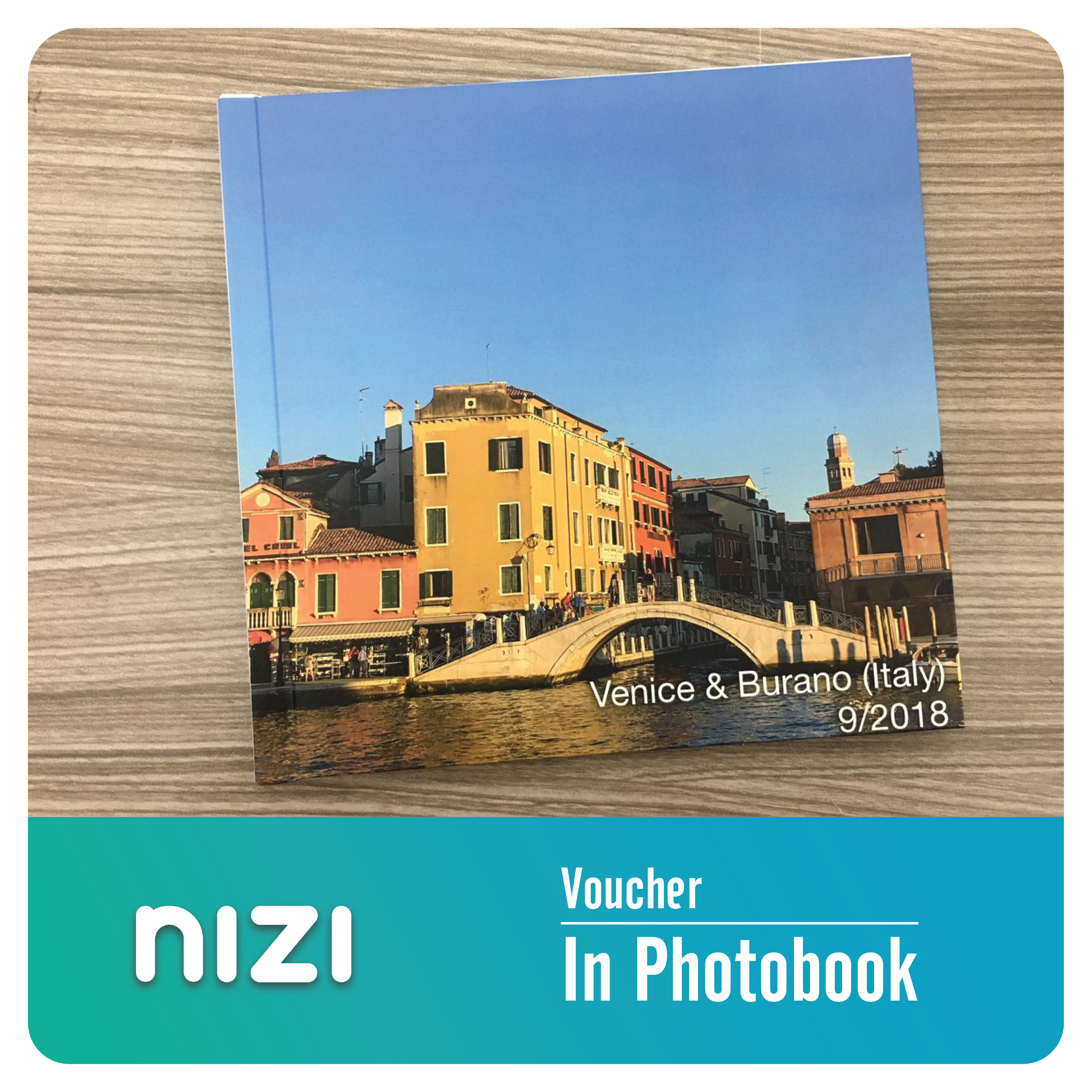 Evoucher- nizi in photobook online - size 20x20
